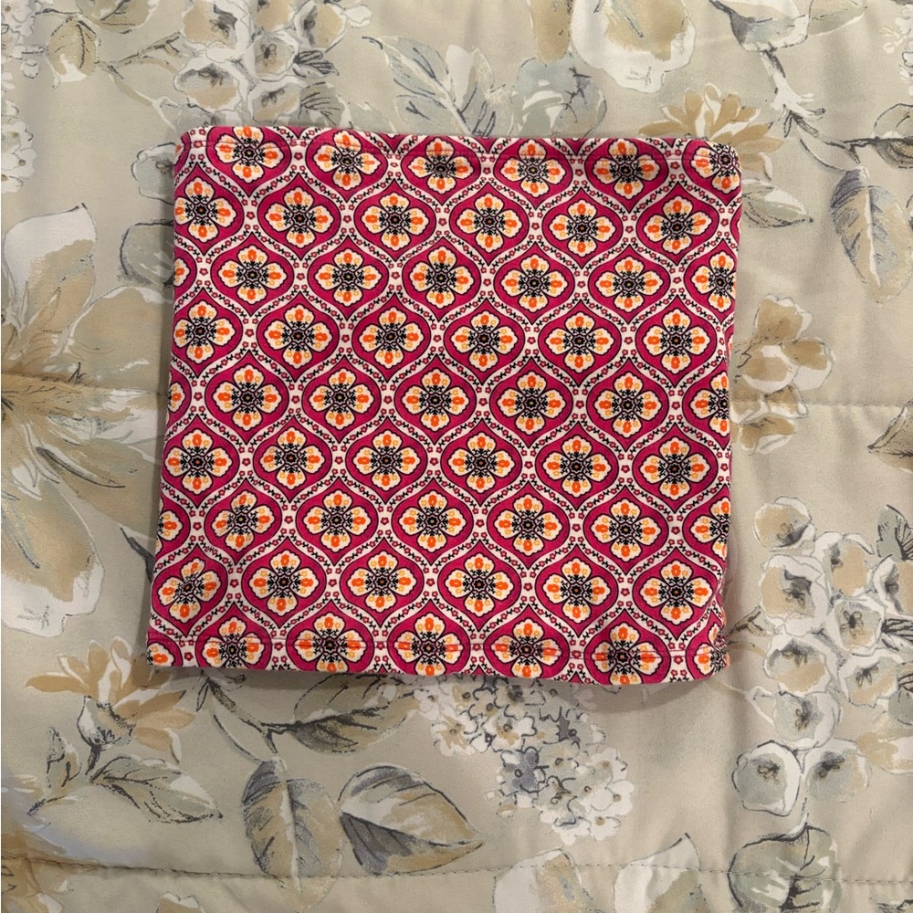 Old Navy Pink and Orange Patterned Bandeau Top